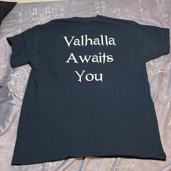 Hammerz down, Valhalla awaits you T-shirt - Picture 3 of 4